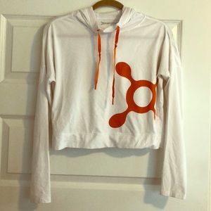 OrangeTheory Cropped Longsleeve with hood